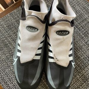 Football cleats men's size 10 1/2 worn one season